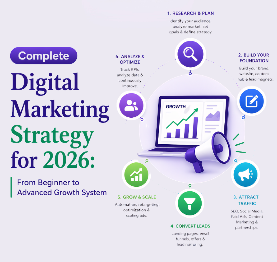 aqsetu | Complete Digital Marketing Strategy for 2026: From Beginner to Advanced Growth System